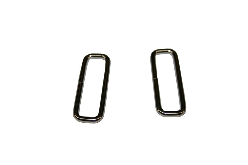 Rectangular Loop Metal D-Rings