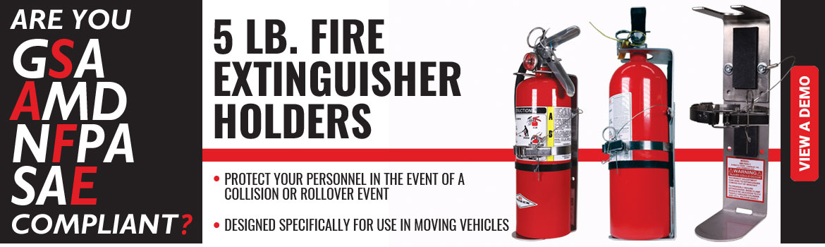 5 lb. Fire Ext Holder Slide