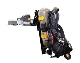 QUIC-SWING Flip-Down 180° SCBA Bracket