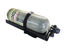 Plastic Air Cylinder & Extinguisher Cradle with Tie-Down Strap