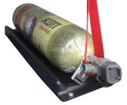 Plastic Air Cylinder & Extinguisher Cradle with Valve Strap