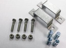 10' Aluminum Hard Sleeve Tray - Tray Mount Hardware
